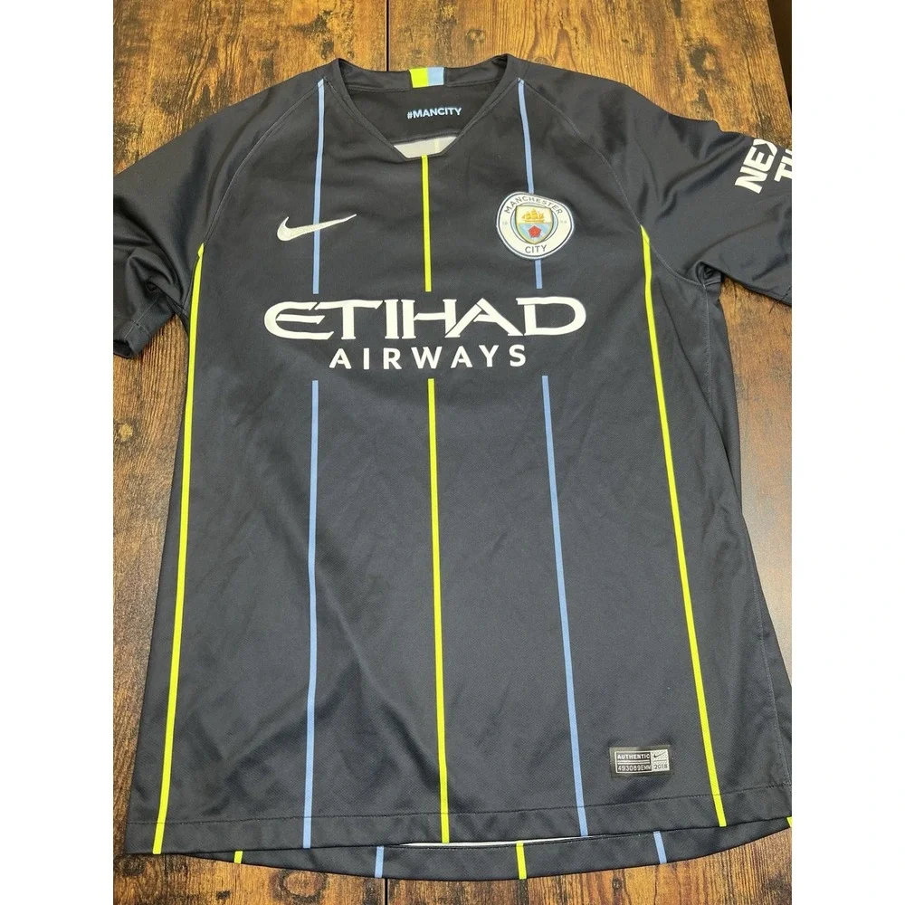 NIKE MANCHESTER CITY 2018/2019 Away Jersey - Men's Medium Authentic